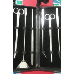 11-Inch Stainless Steel Aquarium Aquascaping Kit - 6 Tools 11-Inch Stainless Steel Aquarium Aquascaping Kit - 6 Tools