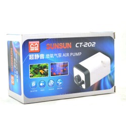 Sunsun Air Pump CT-202 Two Way Silent Air pump | 4w Sunsun Air Pump CT-202 Two Way Silent Air pump | 4w