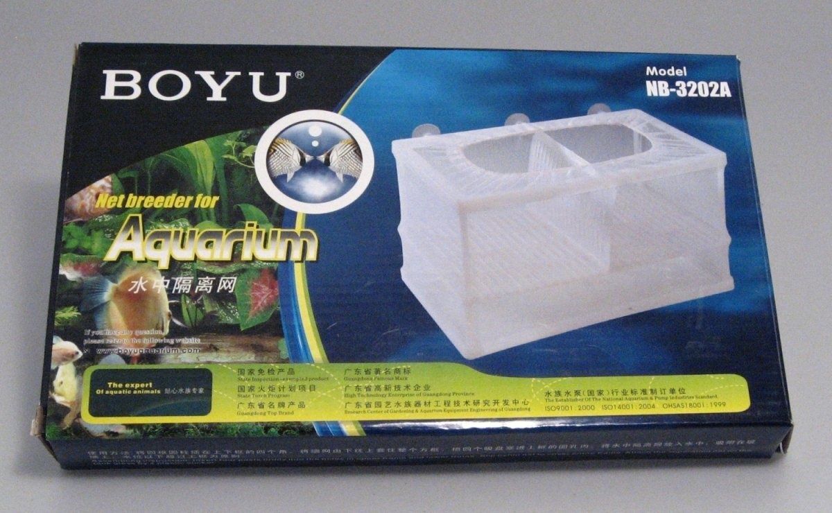 Boyu Aquarium Fish Breeding, Isolation, Hatchery Box for Fish Fry Net Box  (Large NB-3202A Double with Bottom Tray) at Rs 389.00, Nesting Boxes