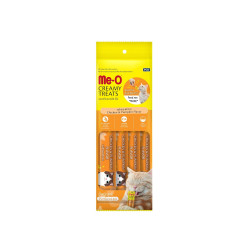 Me-O Creamy Treats Chicken & Pumpkin Flavor - 180g (15gx12Pcs)
