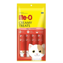 Me-O Creamy Cat Treats - Crab - Pack of 3 (12 x 15 g) - 180g