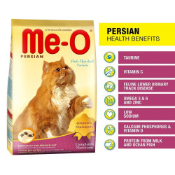 Me-O Persian Kitten Cat Dry Anti Hairball Formula Food - 1.1kg