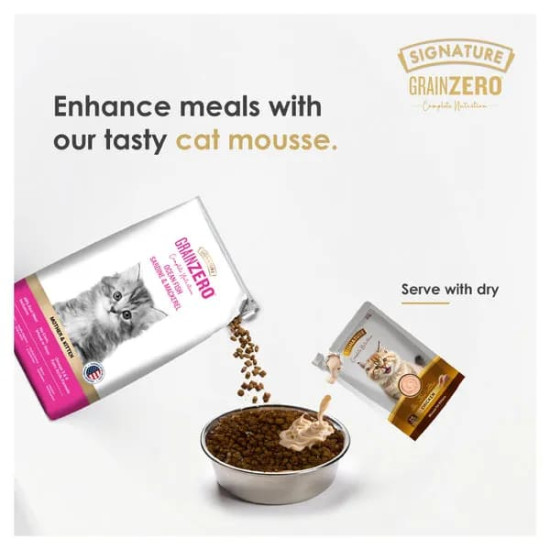 Signature Grain Zero Chicken Mousse Adult Cat Wet Food - 80g