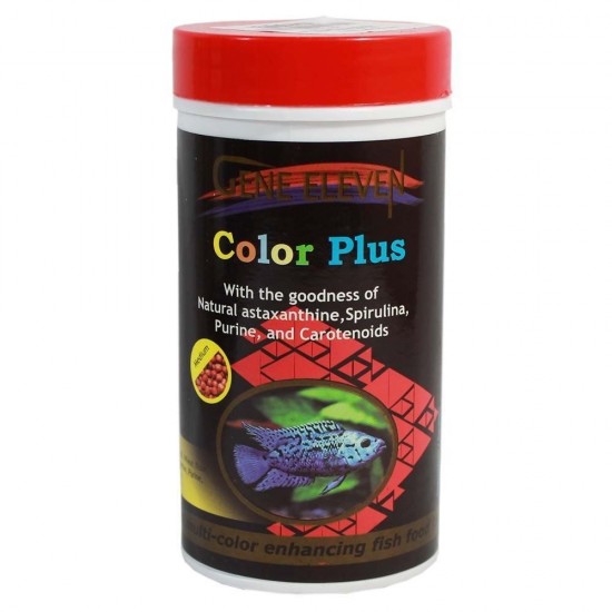 Gene Eleven Color Plus Aquarium Cichlid Special Fish Food (100 g) Gene Eleven Color Plus Aquarium Cichlid Special Fish Food (100 g)