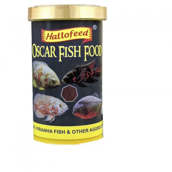 Hallofeed special Oscar Fish food - 50g - (sinking pellets)