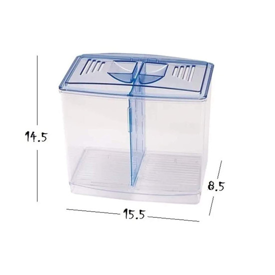 Dophin BT-104 Betta Fish Tank Rectangle Aquarium Tank (1 L) Dophin BT-104 Betta Fish Tank Rectangle Aquarium Tank (1 L)