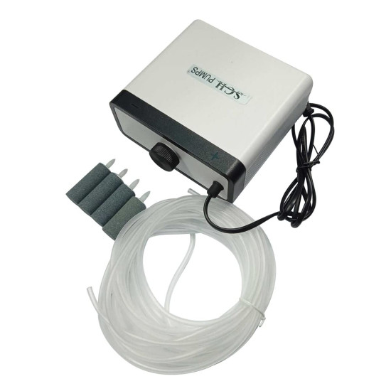 CT-404 Sunsun Silent 4-Way Aquarium Air Pump for Fish Tank, Aquarium, Hydroponic, Aqua Farming