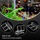 6 Pcs Transparent Acrylic Fish Tank Top Glass Cover Support Clip Lid Holder Support