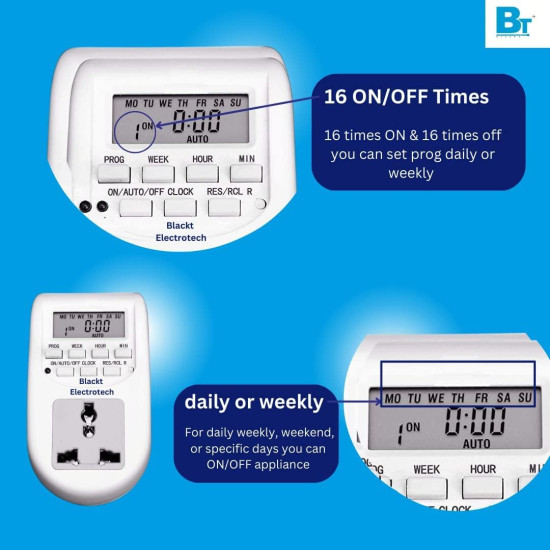 Beena Aquarium Digital Programmable Timer Electronic Timer/Energy Saving Socket Type for Aquarium Light and CO2 Cylinder Injection Beena Aquarium Digital Programmable Timer Electronic Timer/Energy Saving Socket Type for Aquarium Light and CO2 Cylinder Injection