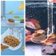 2 in 1 Acrylic Floating & Sinking Fish Food Feeder for Aquarium Fish|Adjustable Height|Feeding Spoon with Cleaning Brush|17-38CM Suits Upto 1.5 Feet Height Tank 2 in 1 Acrylic Floating & Sinking Fish Food Feeder for Aquarium Fish|Adjustable Height|Feeding Spoon with Cleaning Brush|17-38CM Suits Upto 1.5 Feet Height Tank