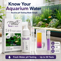 Aquatic Remedies Wild Ph Fresh Water Test Kit(50 Tests)Suitable For Aquarium Water,Swimming Pool,Industrial Water,Drinking Water And Tap Water