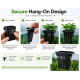 Aquarium Plant Holder (Pack of 2) | Fish Tank Plant Holder | Hang-On Aquarium Plant Cup for Live Aquatic Plants | Planter Basket for Aquascaping | Black