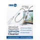 CUBEOne Advanced Aquarium Siphon Cleaner with Valve Control and Extra-Long 2.6 Metre Hose, Manual Pressure Pump, Gravel Vacuum