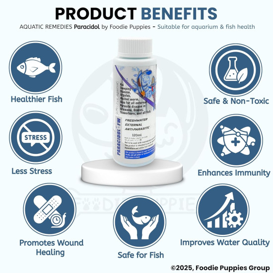 Aquatic Remedies Paracidol Freshwater Aquarium Medicine - 220ml Aquatic Remedies Paracidol Freshwater Aquarium Medicine - 220ml