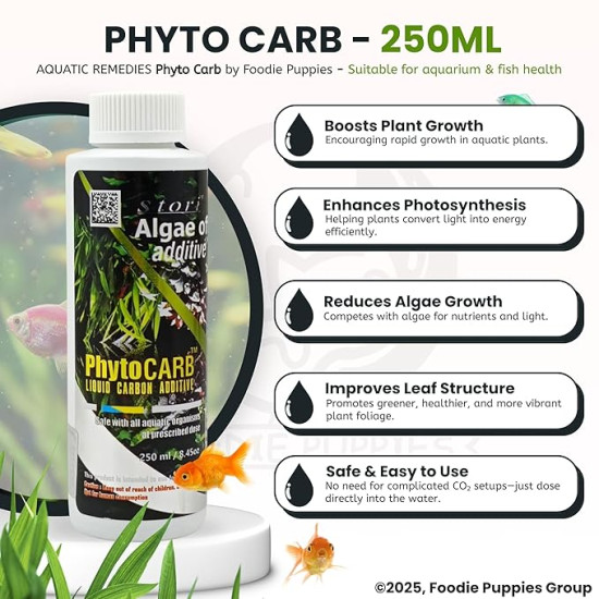 Aquatic Remedies Phyto Carb Co2 Plus Organic Carbon Aquarium Plant Fertilizer - 100 ml / 250ml Aquatic Remedies Phyto Carb Co2 Plus Organic Carbon Aquarium Plant Fertilizer - 100 ml / 250ml