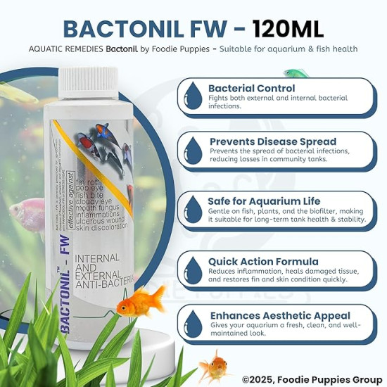 Aquatic Remedies Bactonil FW Anti Bacterial Medication - Aquatic Remedies Bactonil FW Anti Bacterial Medication -