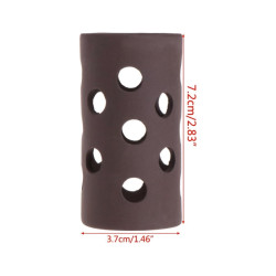 Cube One Ceramic Shrimp Play 3.7cm clay cylinder - XB-002