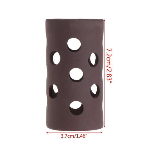 Cube One Ceramic Shrimp Play 3.7cm clay cylinder - XB-002