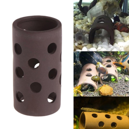 Cube One Ceramic Shrimp Play 3.7cm clay cylinder - XB-002