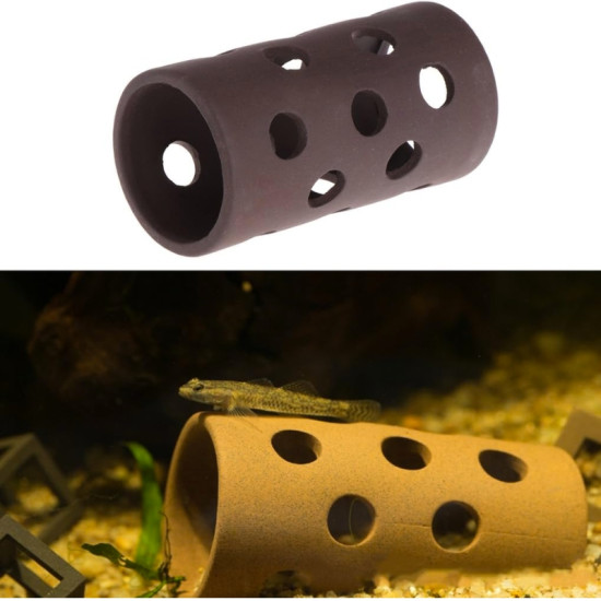 Cube One Ceramic Shrimp Play 3.7cm clay cylinder - XB-002