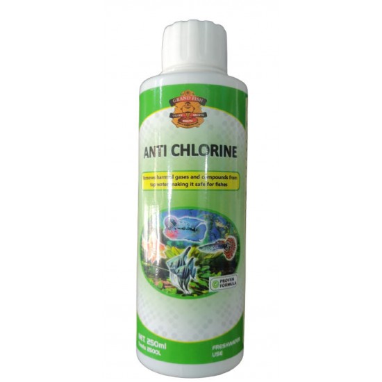Grand Fish Anti Chlorine Fish Treatment - 250ml