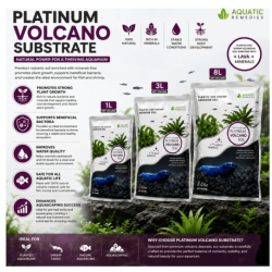 Aquatic Remedies Platinum Volcano Substrate | Premium Volcanic Aquarium Soil