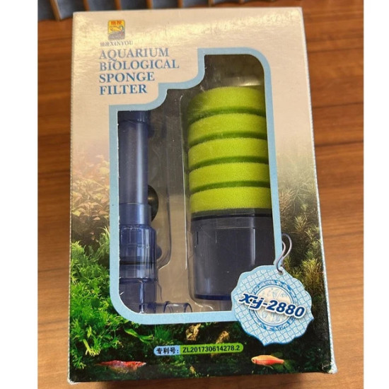 Xinyou XY-2880 Aquarium Biological Sponge Filter with Ceramic Media