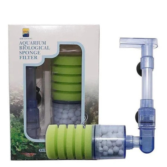 Xinyou XY-2880 Aquarium Biological Sponge Filter with Ceramic Media
