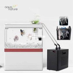 AquaNature Aquarium Arctic Chiller Water Chiller for Hydroponics System with Compressor Refrigeration Special Quiet Design for Fish Tank Axolotl Coral Reef Tank - ACC-160 AquaNature Aquarium Arctic Chiller Water Chiller for Hydroponics System with Compressor Refrigeration Special Quiet Design for Fish Tank Axolotl Coral Reef Tank - ACC-160