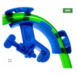 Aquarium Fish Tank Blue Plastic Water Hose Tube Fixing Holder Clip with Screw Type Knob Pack of 1 Aquarium Fish Tank Blue Plastic Water Hose Tube Fixing Holder Clip with Screw Type Knob Pack of 1