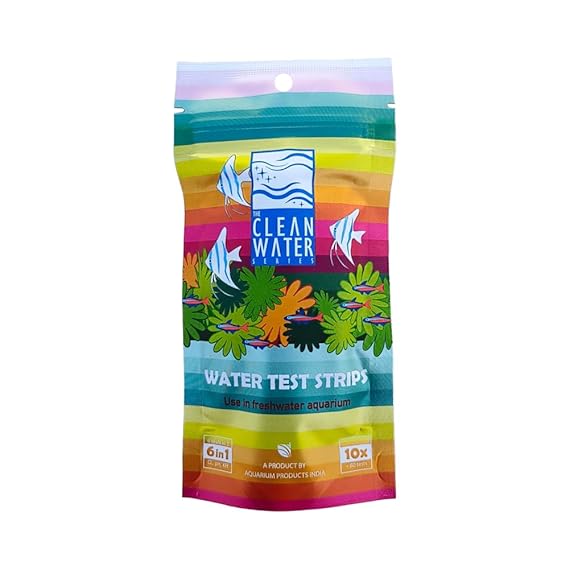 Aquarium Products India Water Test Strips 6 in 1-60 TestsTest