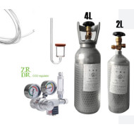 CO2 Cylinder Kit With Solenoid Dual Gauage CO2 Cylinder Kit With Solenoid Dual Gauage