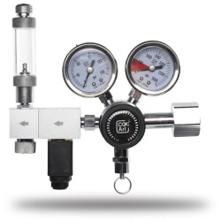 Co2Art Pro Elite Series Dual Stage Regulator with Solenoid Co2Art Pro Elite Series Dual Stage Regulator with Solenoid