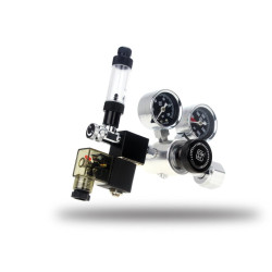 Co2Art PRO-SE Series - Aquarium CO2 Dual Stage Regulator with Integrated Solenoid Co2Art PRO-SE Series - Aquarium CO2 Dual Stage Regulator with Integrated Solenoid