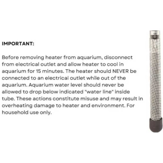 Dophin AH-1006: 200W Submersible Thermostat Heater