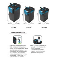 Dophin Aquarium Cannister Filter CF11008 / CF11308 / CF11508 Dophin Aquarium Cannister Filter CF11008 / CF11308 / CF11508