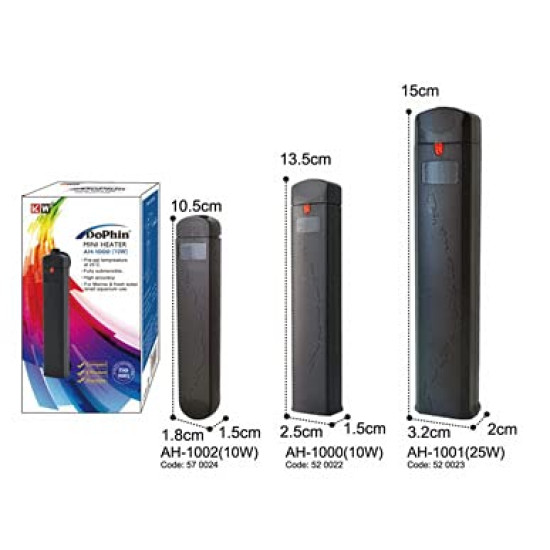 Dophin Ultra-Compact Mini-Heater (AH-1002 | 10 W )