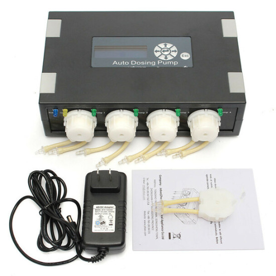 JEBAO Auto Dosing Pump | 4 Channel | DP-4 | Marine & Planted Aquarium JEBAO Auto Dosing Pump | 4 Channel | DP-4 | Marine & Planted Aquarium