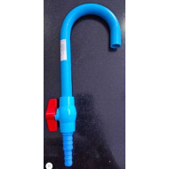 Fish Tank Blue Water Filling J - Pipe - Easy to Hold The Pipe on The Tank Fish Tank Blue Water Filling J - Pipe - Easy to Hold The Pipe on The Tank