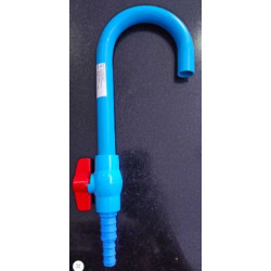 Fish Tank Blue Water Filling J - Pipe - Easy to Hold The Pipe on The Tank Fish Tank Blue Water Filling J - Pipe - Easy to Hold The Pipe on The Tank