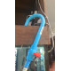 Fish Tank Blue Water Filling J - Pipe - Easy to Hold The Pipe on The Tank