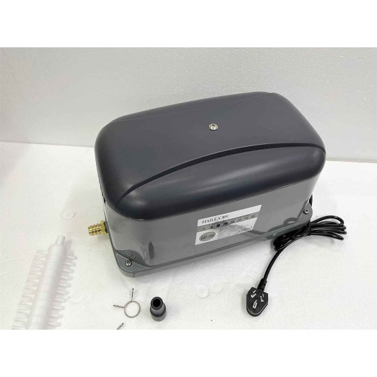 HAILEA HAP-200 Diaphragm Air Pump for Biofloc,Fish Farming. Aerator for Fish Tank Pond Koi Aquaponics. 160w / 200lpm HAILEA HAP-200 Diaphragm Air Pump for Biofloc,Fish Farming. Aerator for Fish Tank Pond Koi Aquaponics. 160w / 200lpm