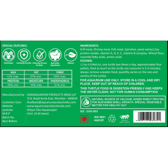 Life Aayu Adult Turtle Food