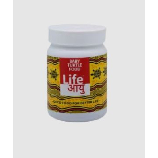 Life Aayu Baby Turtle Food 70g– Uniform Shell Growth for Baby Turtles