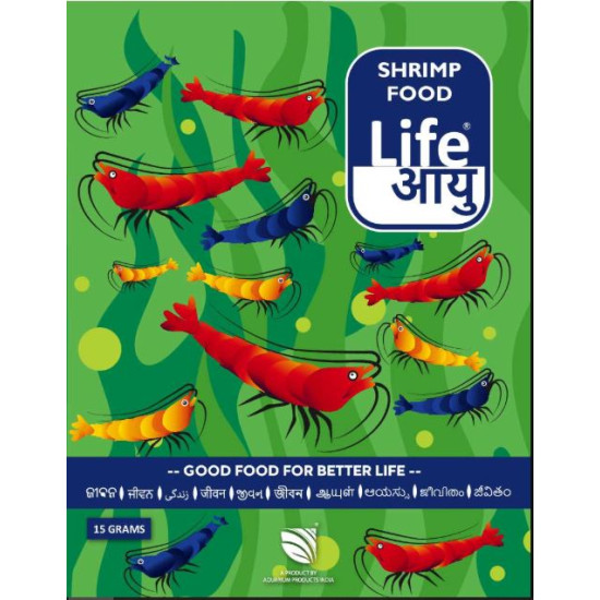 Life Aayu Shrimp Regular Food 15gm