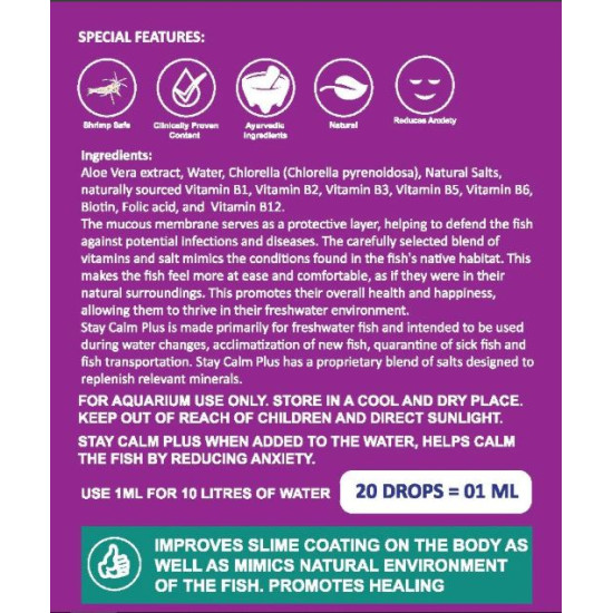 Life Aayu Stay Calm Plus - Stress Free & Calm Fish