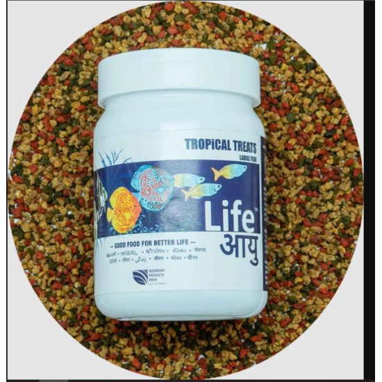 Life Aayu Tropical Treats Fish Food 70gm