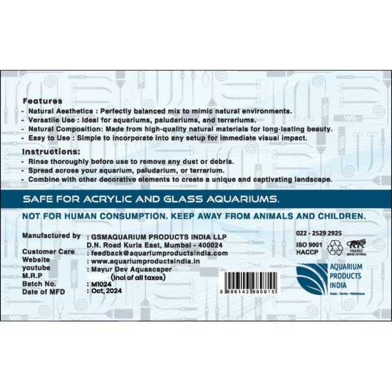 Maya River Sand Black - Natural Aquarium Landscape Material