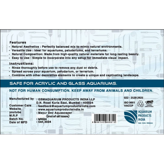 MAYA RIVER SAND RED - Decorative Material for Aquariums