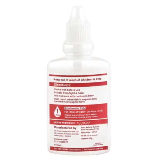 Misha Anti Lice & Flukes 30ml – Treat Fish Gill Flukes, Lice & Leech